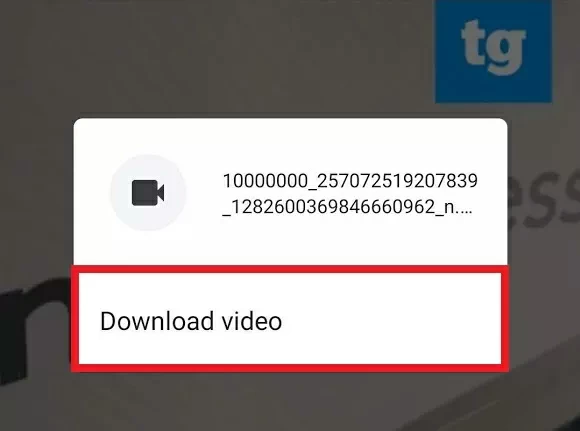 How to download/save video from facebook9