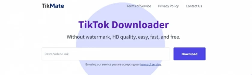 Tikmate - Download video tiktok, Tiktok downloader no Watermark