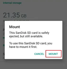 How to Fix SD Card Not Detected in Android Phone/Windows Error 2