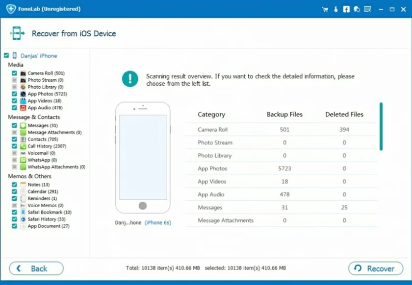 Recover Permanently Deleted Voicemail from iPhone5