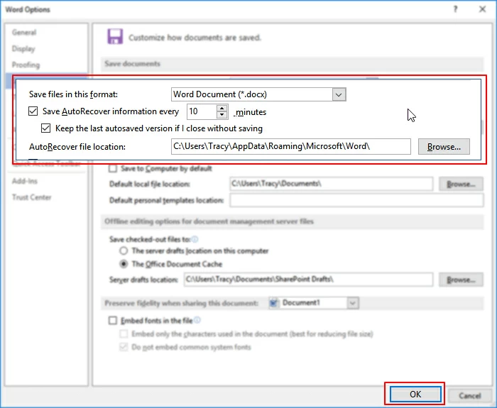 How to Recover Unsaved Word Document6