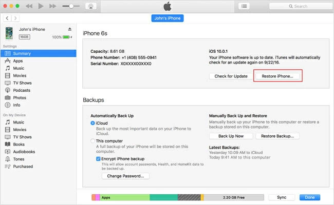 How to Reset iPhone without Apple ID Password4