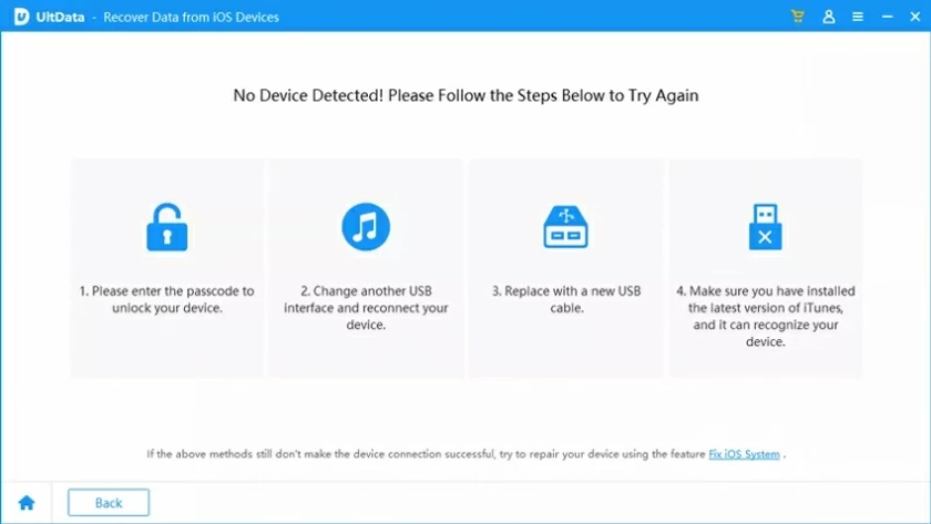How to recover iOS file data 4