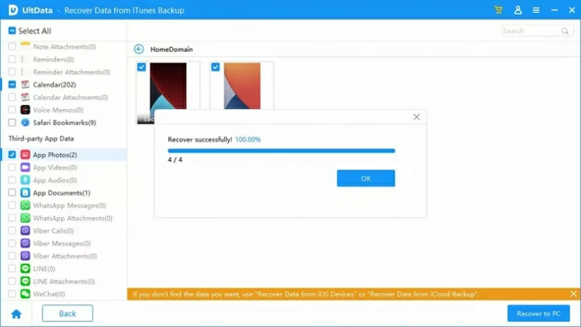 How to recover WeChat records for free3