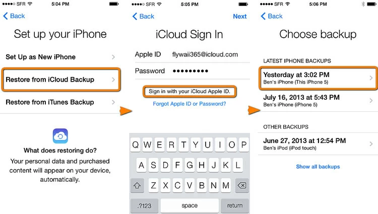 How to Restore Messages from iCloud2
