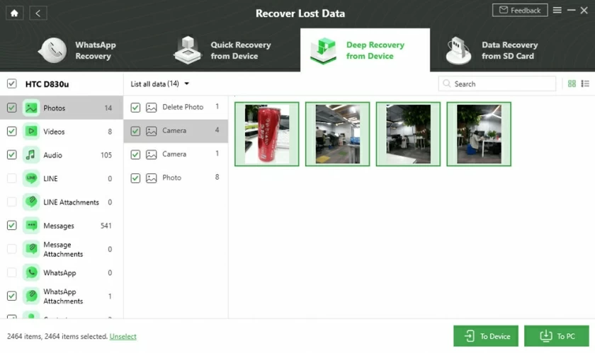 How to retrieve deleted photos on samsung6