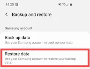 How to retrieve deleted photos on samsung8