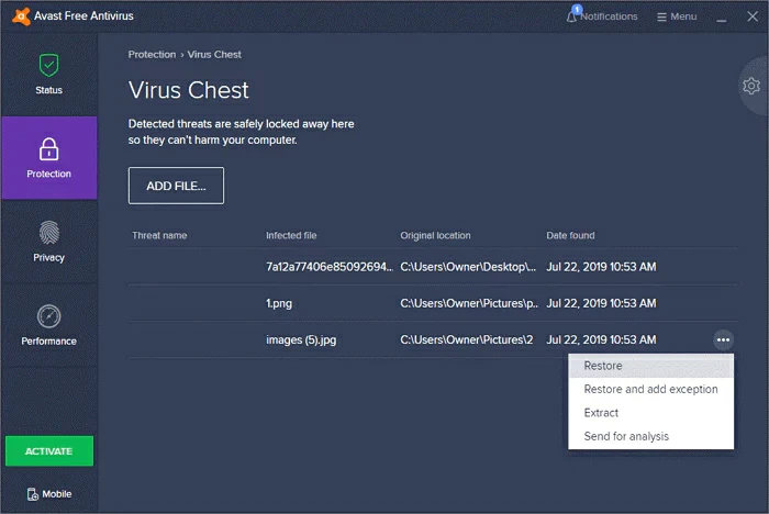 How to Retrieve Files from Avast's Virus Chest Effectively2
