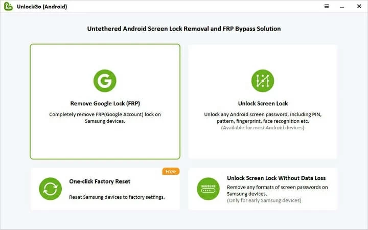 How to Unlock Android Phone with/without Google Account2