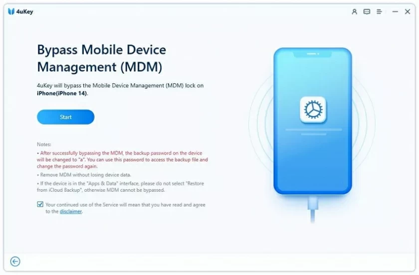 How to use iPhone Screen Unlock(4uKey)11