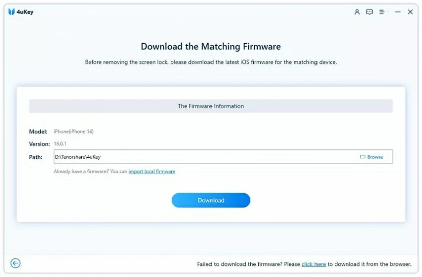 How to use iPhone Screen Unlock(4uKey)5