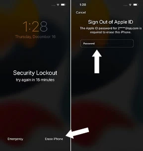 iPhone Unavailable/Security Lockout 2