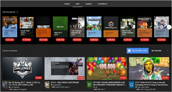 Top 9 Live game streaming platforms widely received by Veteran gamers6