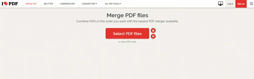 How to Merge PDFs files with iLovePDF3