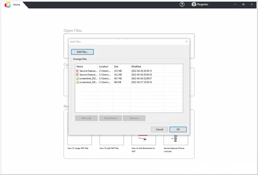 How to Merge PDFs files with iLovePDF5