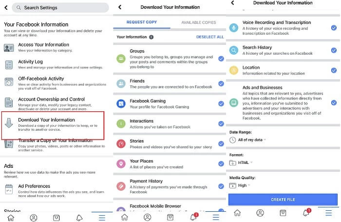 Recover Deleted Messages on Facebook Messenger of iPhone14