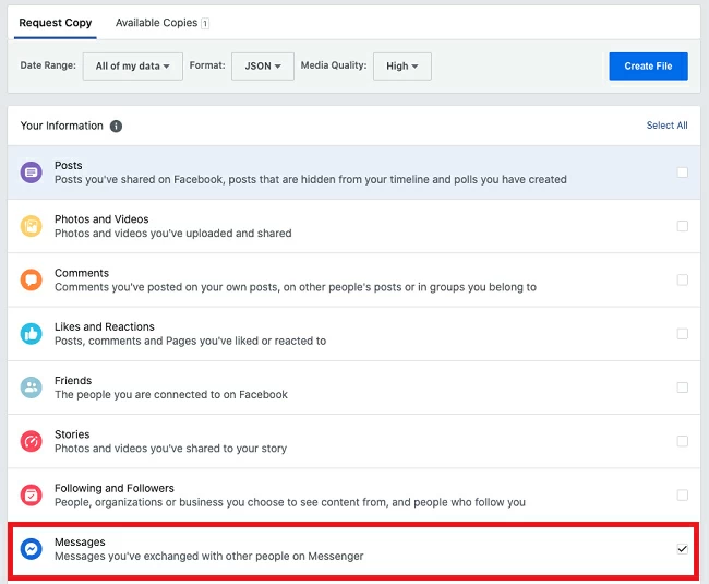 Recover Deleted Messages on Facebook Messenger of iPhone17