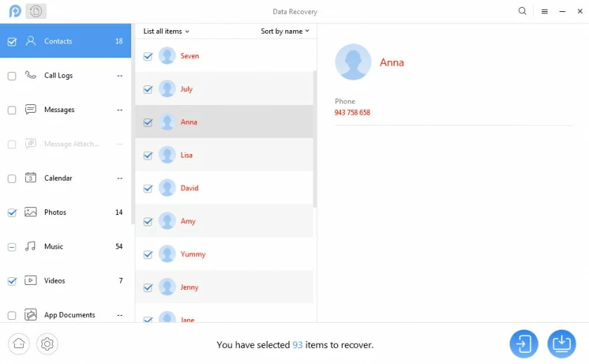 Recover deleted text messages on android5