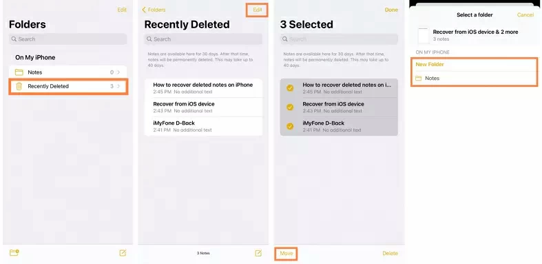 Recover Permanently Deleted Notes on iPhone