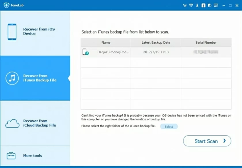 Recover Permanently Deleted Notes on iPhone8