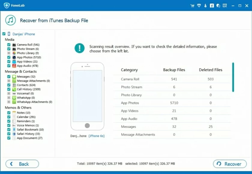 Recover Permanently Deleted Notes on iPhone9