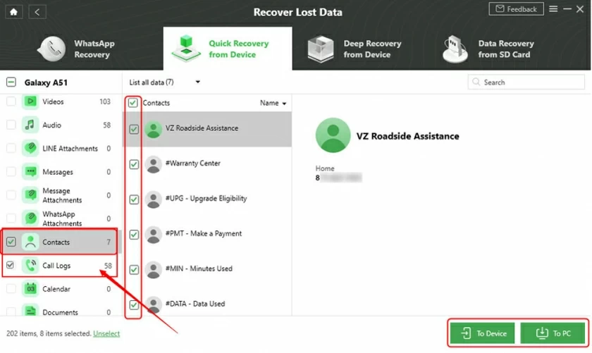 Recover deleted call recordings5
