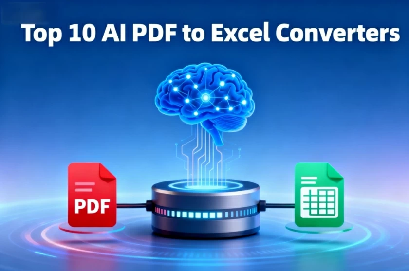 Top 10 PDF to Excel Converters with AI 