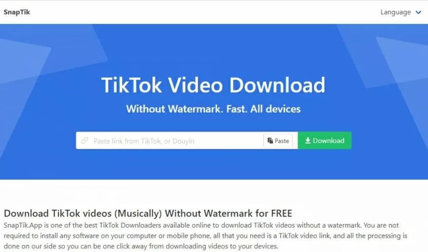The Best SnapTik Alternative for Removing TikTok Watermark1