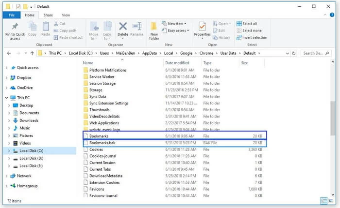 Recover Deleted History on Google Chrome5