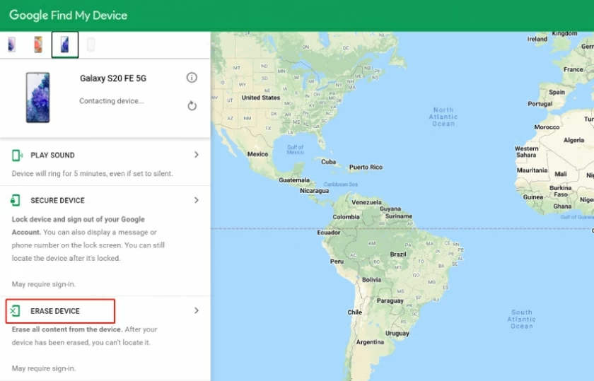 Top 5 Ways to Reset Android Phone When Locked8