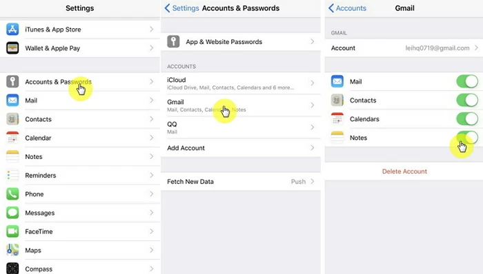 Why did iPhone Notes Disappeared after Update2