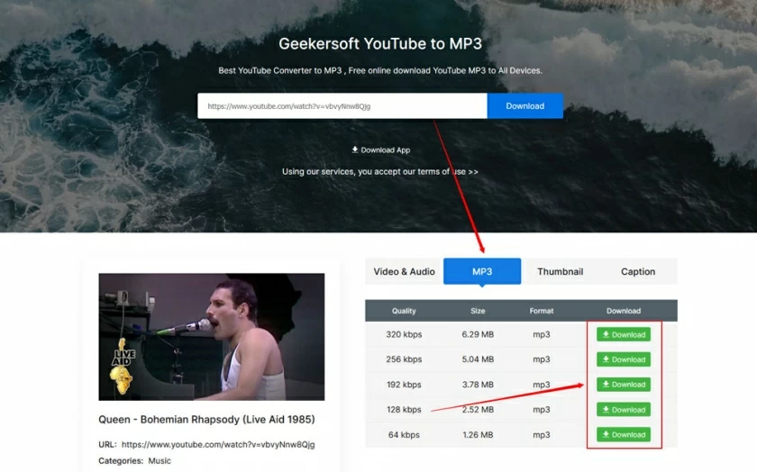 YouTube audio extractor 3